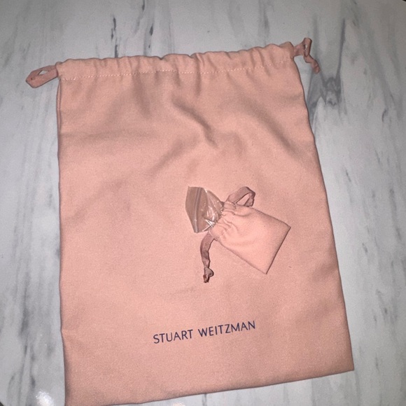 Stuart Weitzman Black Pearl-Embellished Slide Mules SIZE 9 - Picture 3 of 6